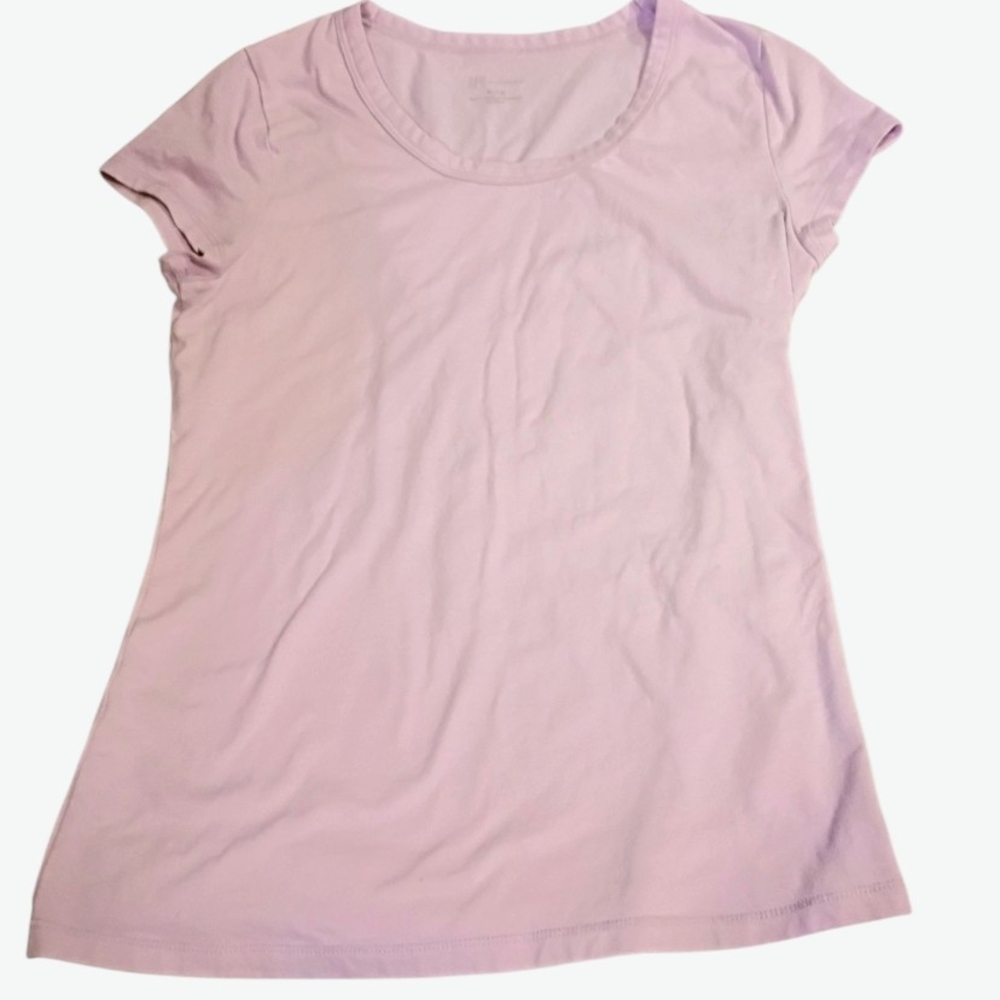 Lavender short-sleeve shirt